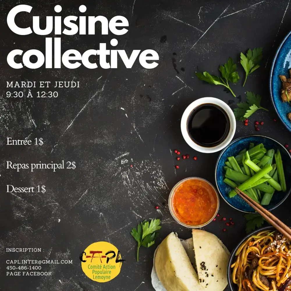 CAPL Flyers Cuisines Collectives
